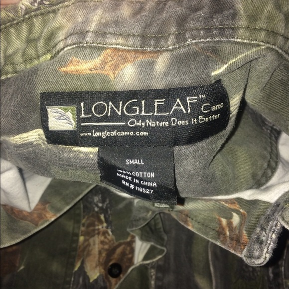 𝅺LONGLEAF Camo Button Down LS - Picture 3 of 4
